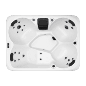 Tranquil Tide 4 Person 1 Lounger Hot Tub