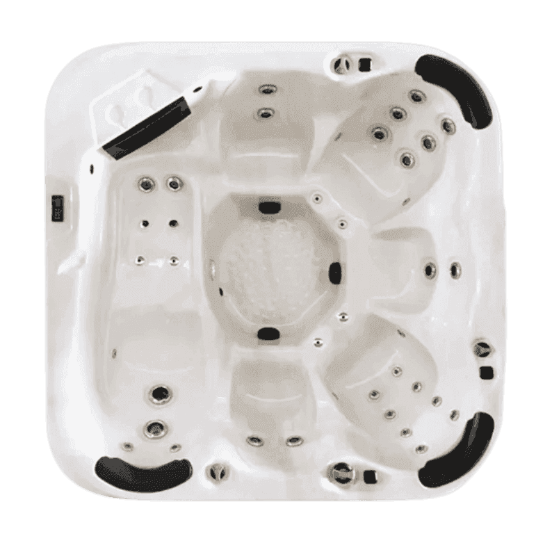 The Mako 6 Person 5 Seater 1 Lounger Hot Tub - Image 1