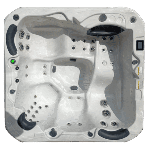 Aether White 5 Person 3 Seater 2 Lounger Hot Tub