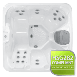 Luxe Lounge 6 person 5 seater 1 lounger Hot Tub