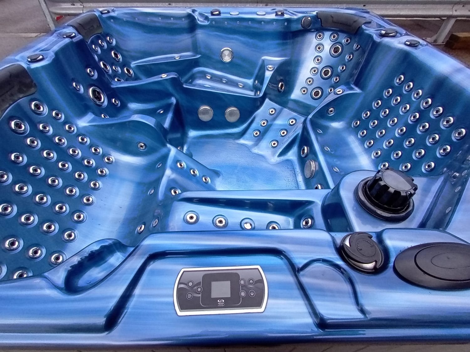 Ocean Blue Hot Tub