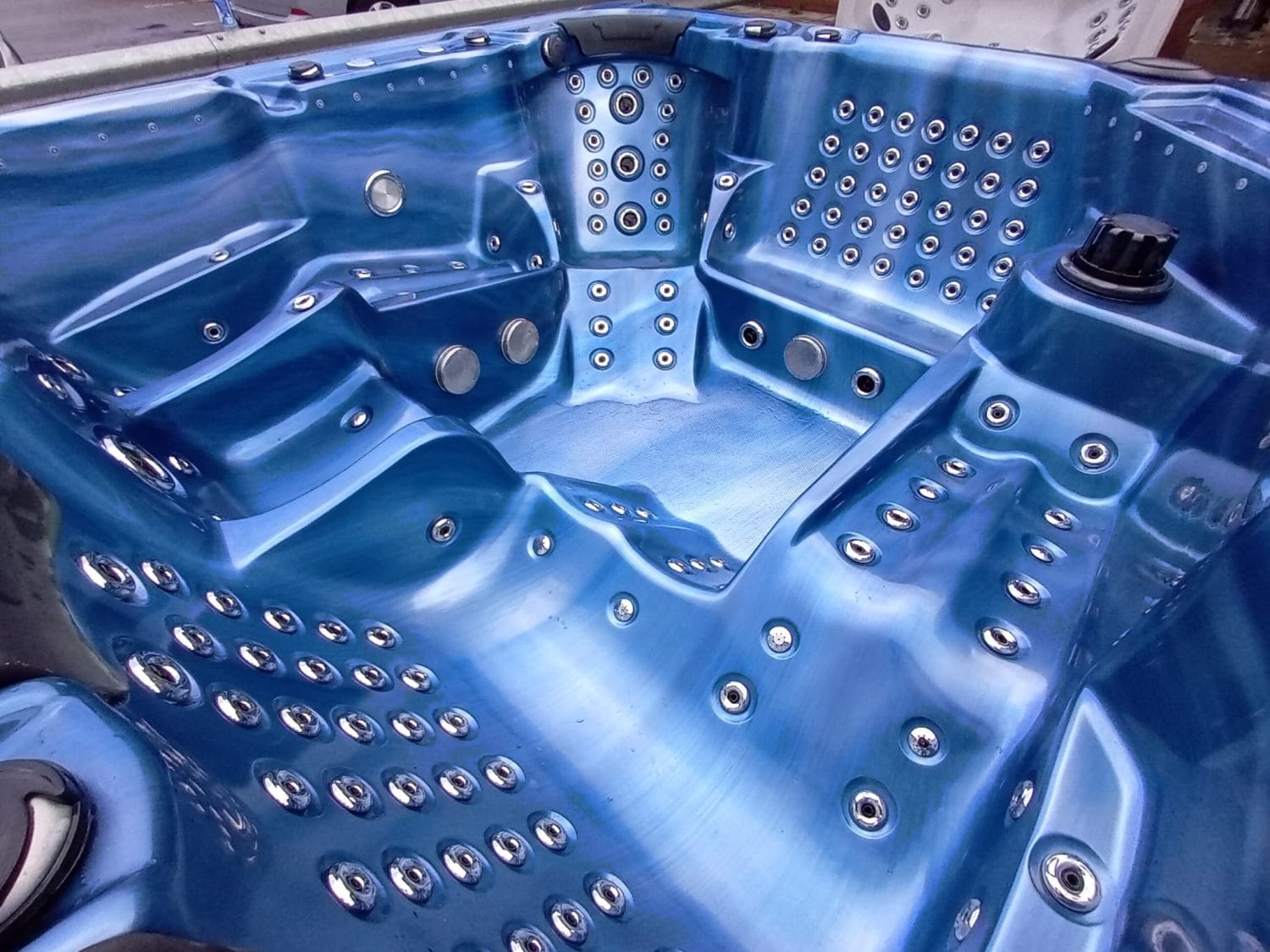 Ocean Blue Hot Tub